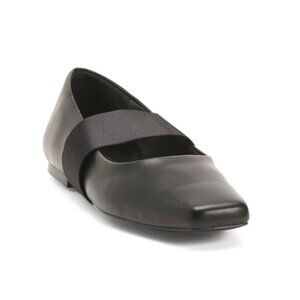WEWOREWHAT Black Strap Ballet Flats